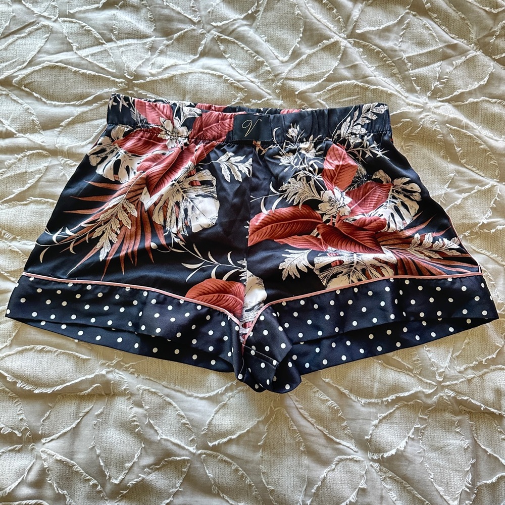 Floral and Polka Dot Shorts
